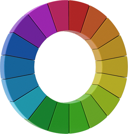 rainbow pie image